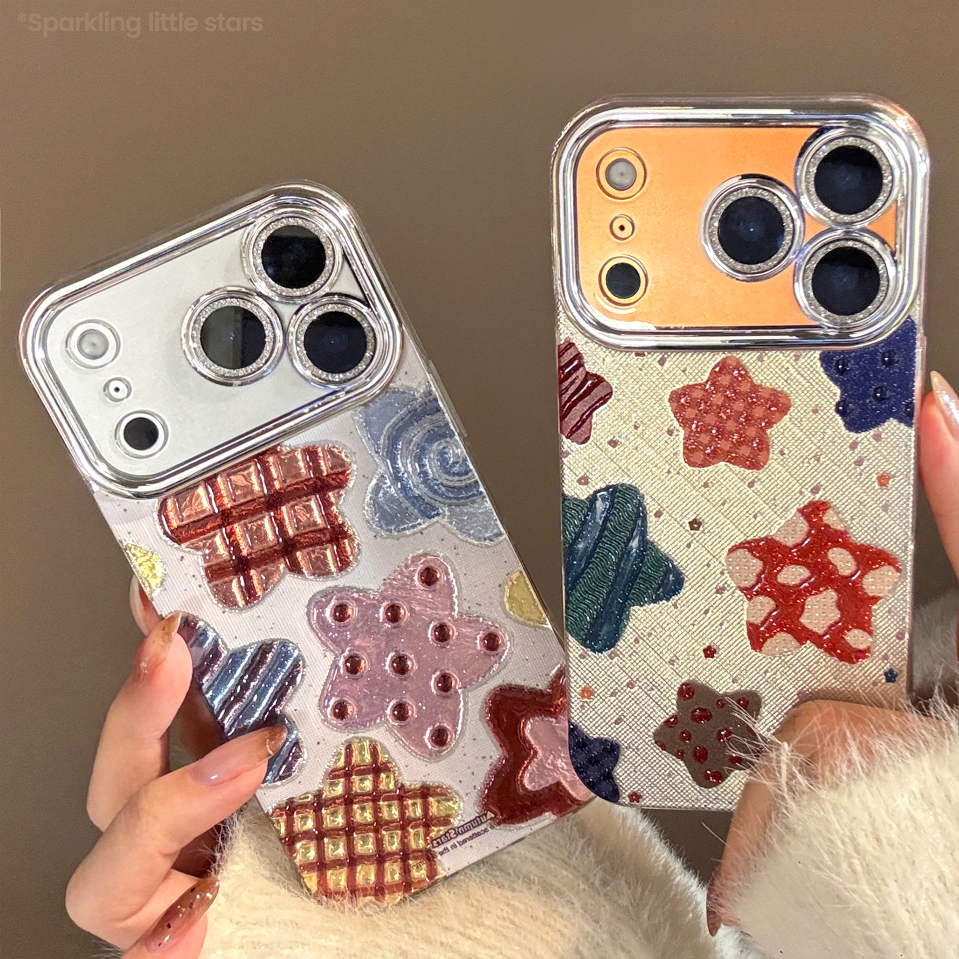 Korean Colorful Stars Glitter  - Phone Cases Arc recensie en prijs