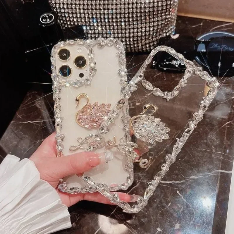 Diamond Love Crystal Swan Phon - Phone Cases Arc recensie en prijs