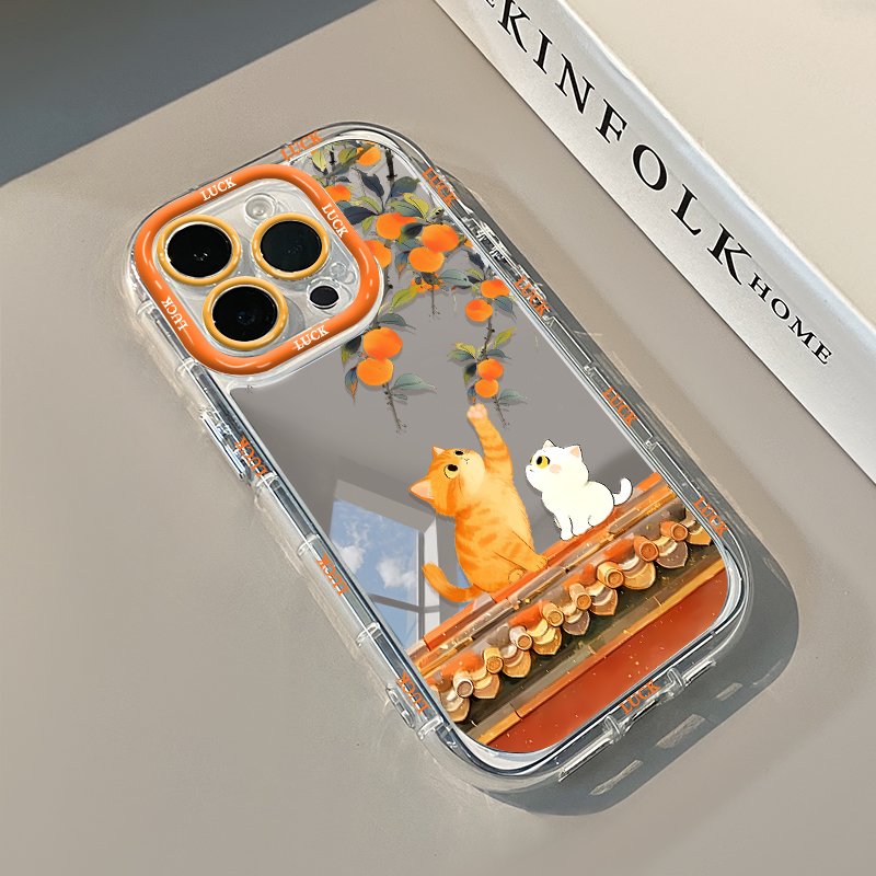 Thick Autumn Flavor Persimmon  - Phone Cases Orange recensie en prijs