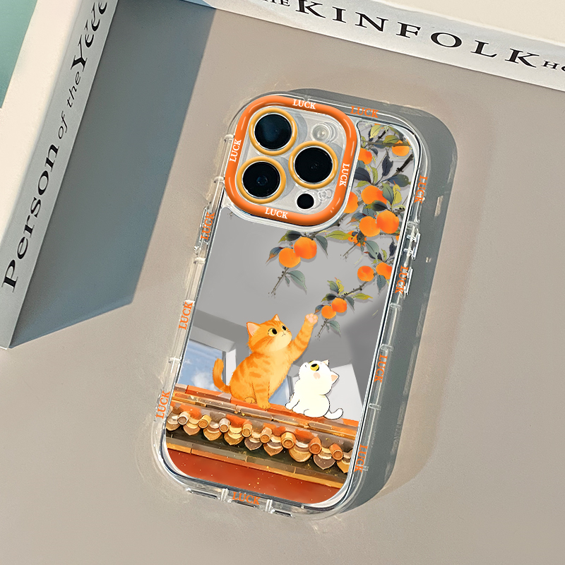 Thick Autumn Flavor Persimmon  - Phone Cases Orange recensie en prijs