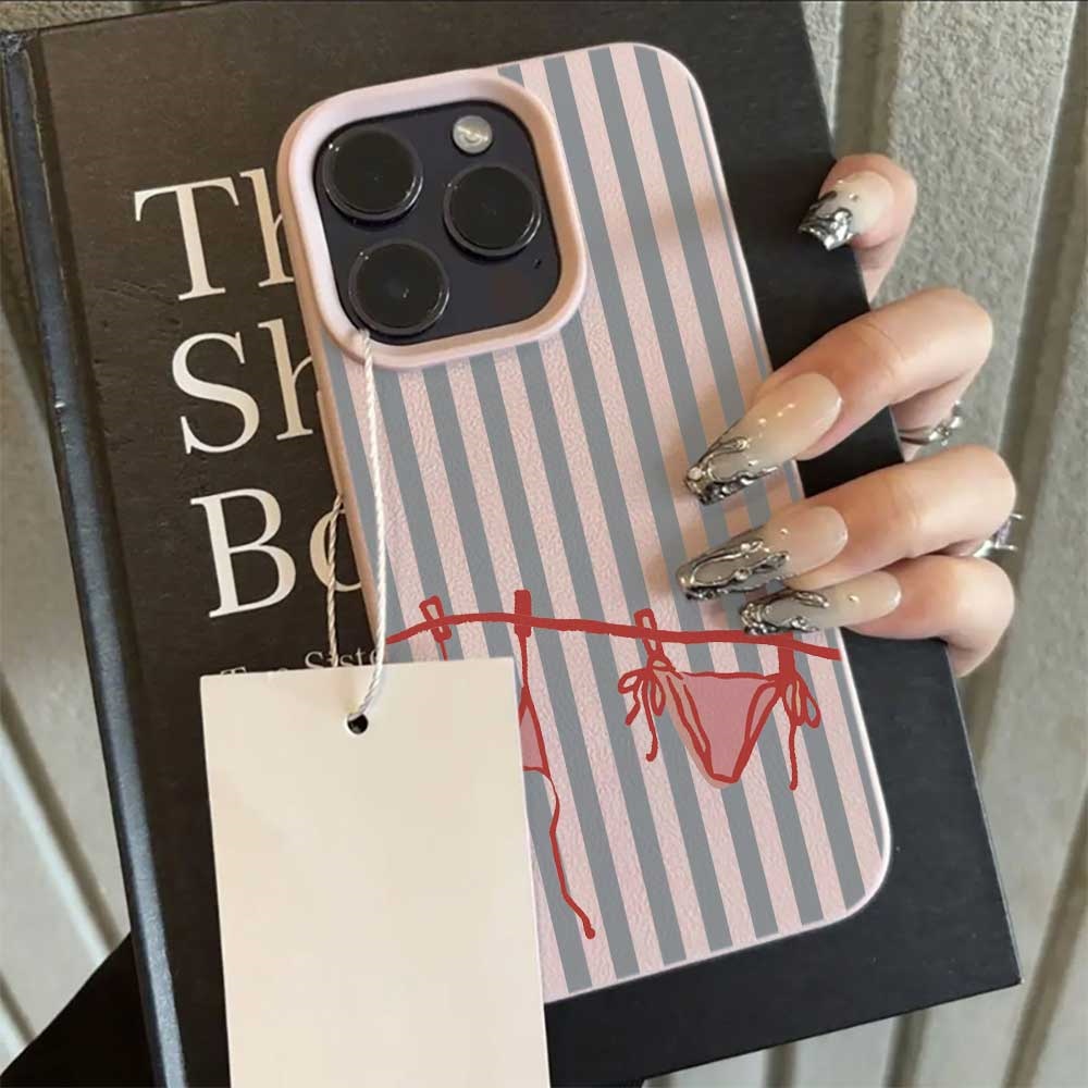 Blue White Striped Bikini Phon - Phone Cases Durable recensie en prijs