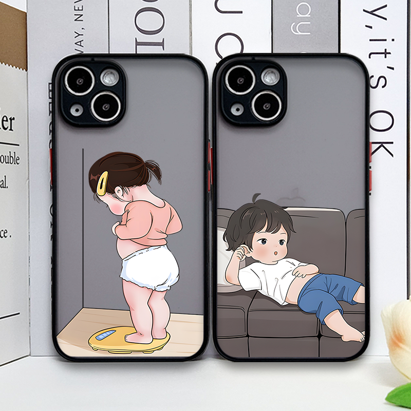 Creative Cartoon Boy Girl Pair - Phone Cases Girls recensie en prijs