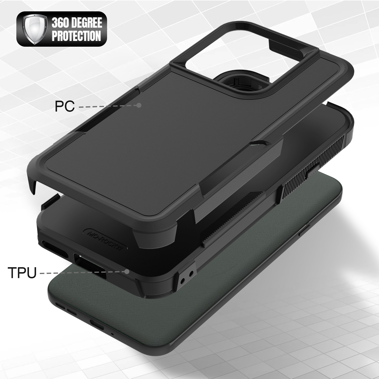 2IN1 Heavy Duty Armor Rugged P - Phone Cases Moto G 2025 recensie en prijs