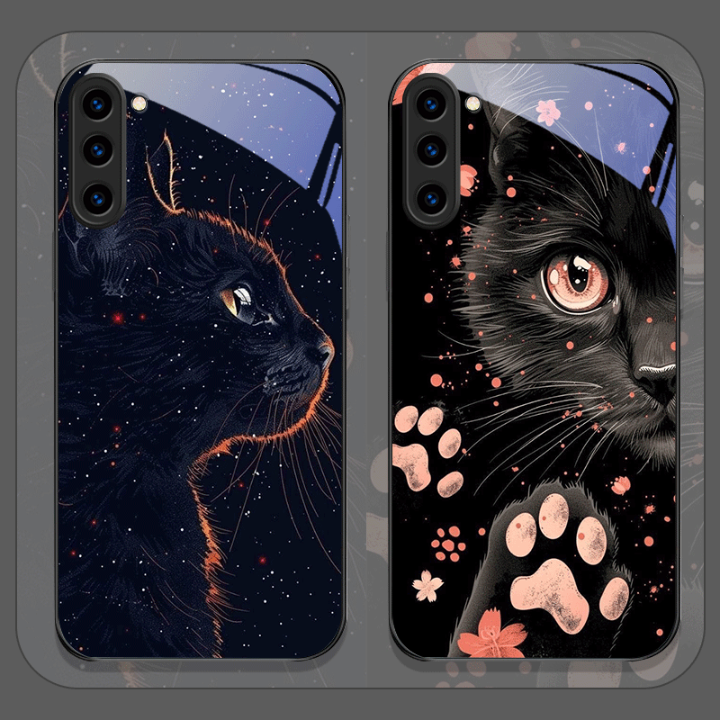 Black Personality Cool Cat Tem - Phone Cases Black recensie en prijs