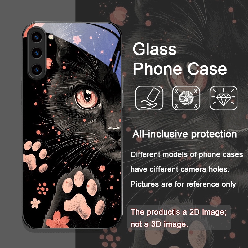 Black Personality Cool Cat Tem - Phone Cases Black recensie en prijs