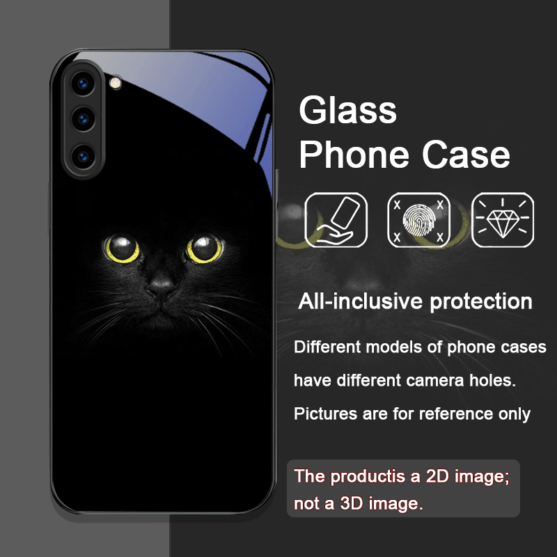 Black Personality Cool Cat Tem - Phone Cases Black recensie en prijs