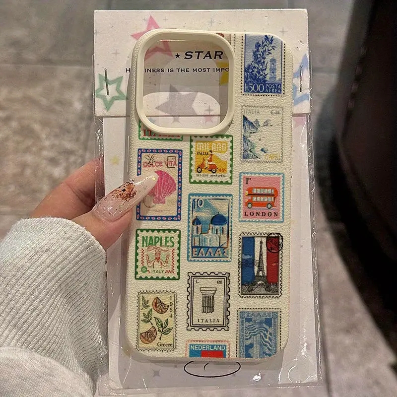 Vibrant Retro Stamp Lichee Des - Phone Cases Designer recensie en prijs