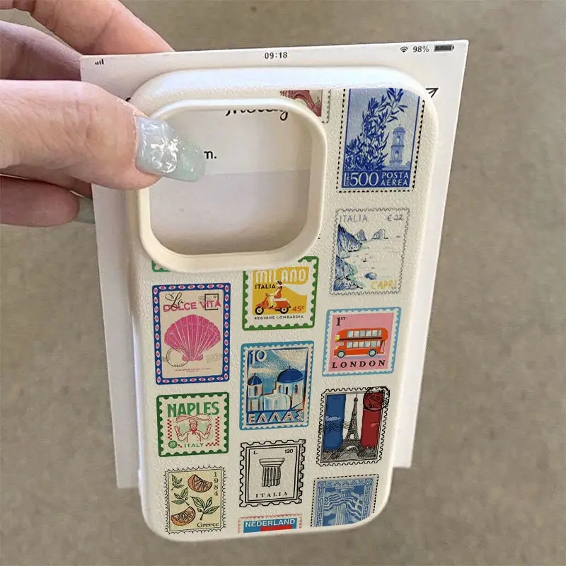 Vibrant Retro Stamp Lichee Des - Phone Cases Designer recensie en prijs