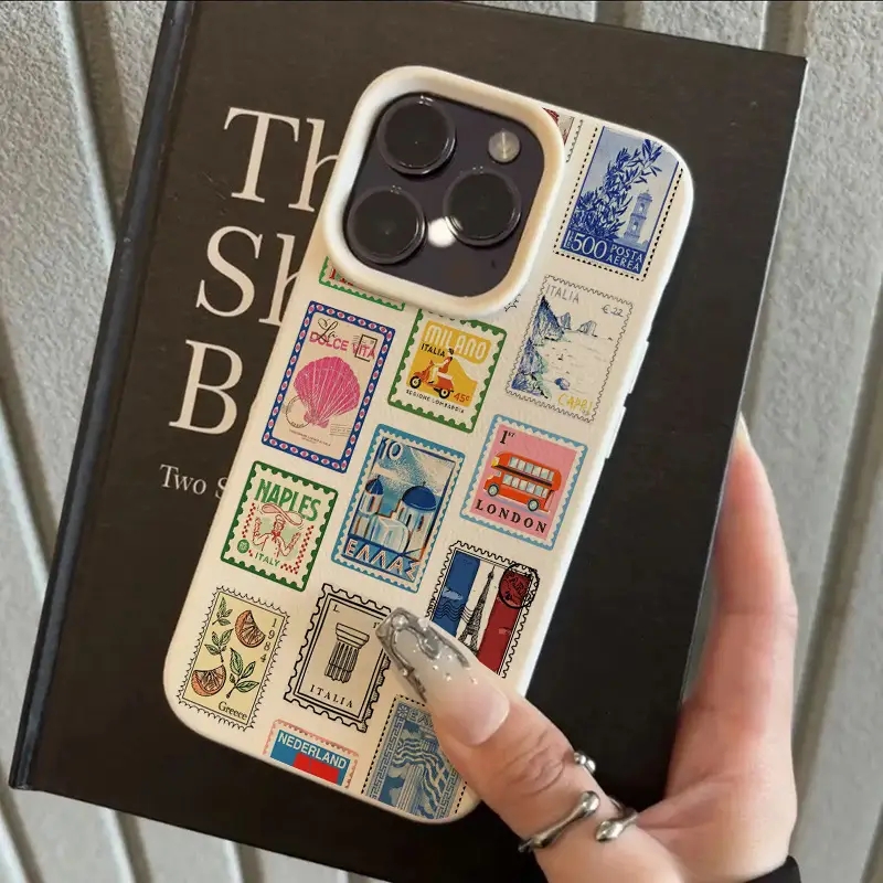 Vibrant Retro Stamp Lichee Des - Phone Cases Designer recensie en prijs