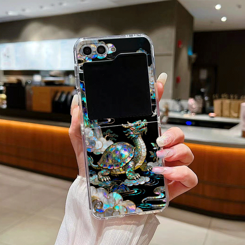 Stylish Tiger Dragon Marble Te - Phone Cases Z Flip 5 recensie en prijs