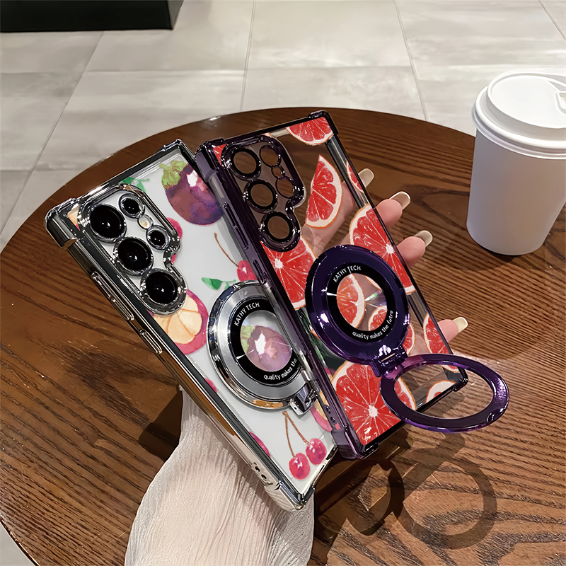 Orange Fruit Print Phone Case  - Phone Cases Orange recensie en prijs