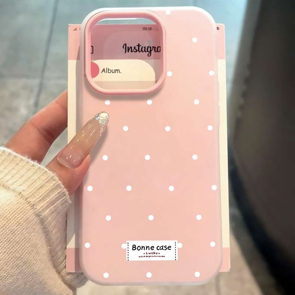 French Polka Dot INS Candy Col - Phone Cases Girls recensie en prijs