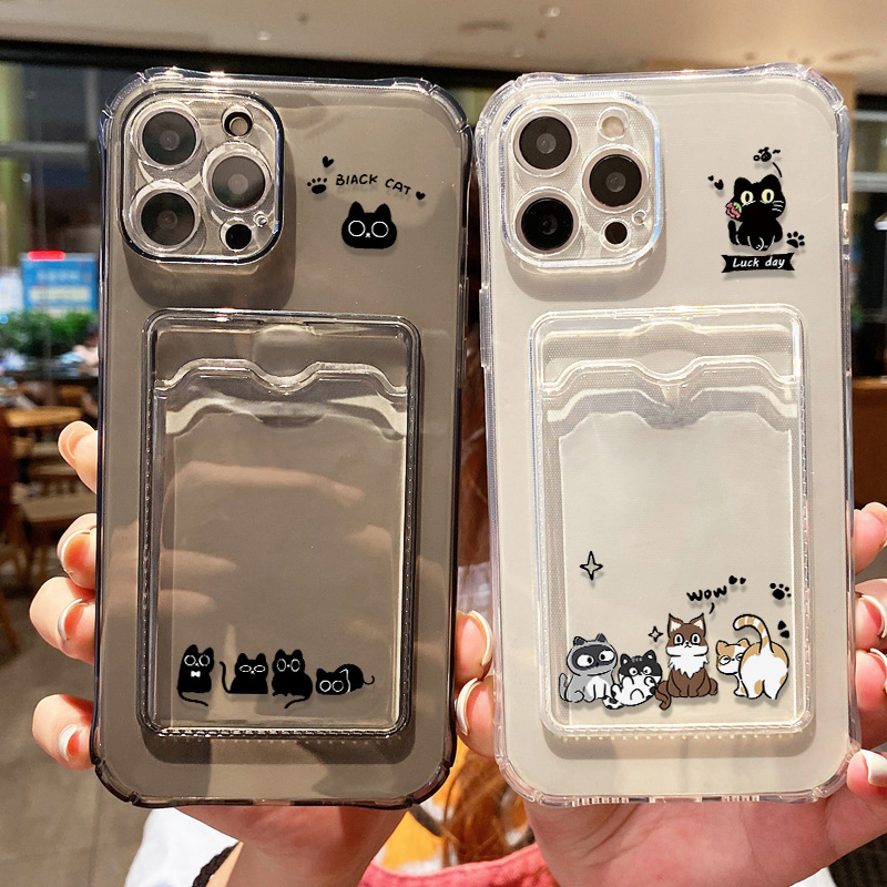Cute Black Cat Phone Case For  - Phone Cases Black recensie en prijs
