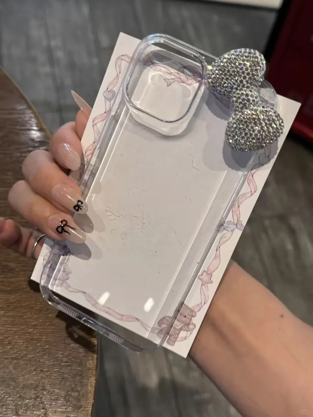 Colored 3D Bow Glitter Transpa - Phone Cases Best recensie en prijs