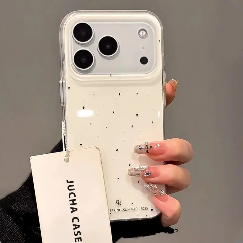 Korean INS Splashing Ink Polka - Phone Cases Orange recensie en prijs