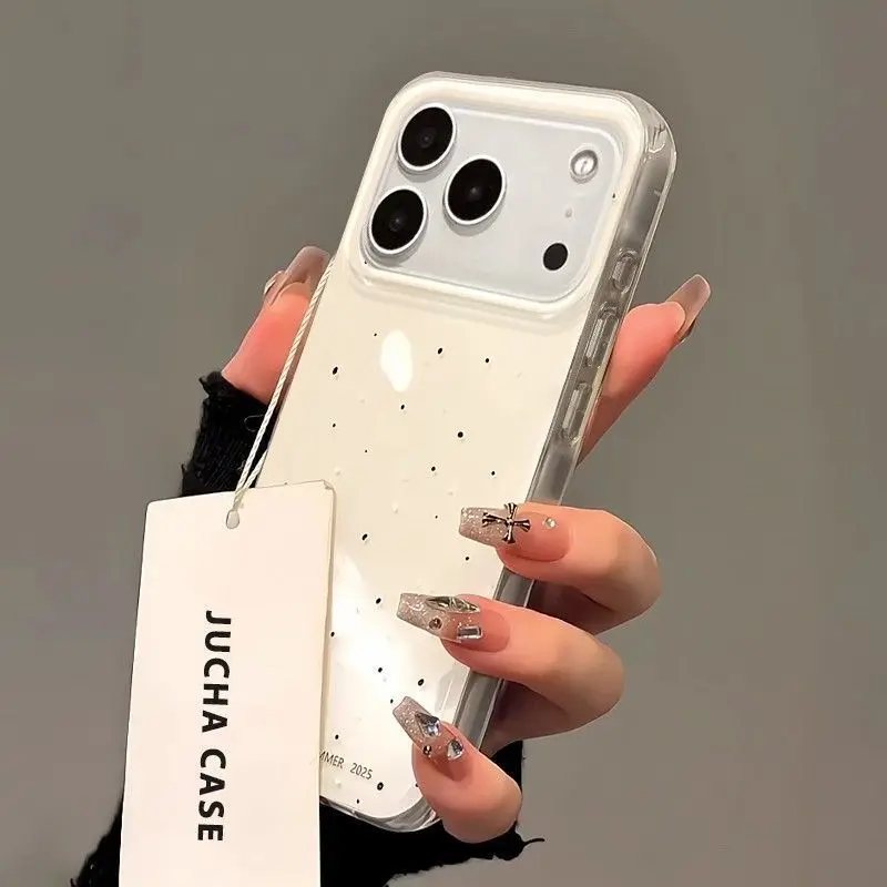 Korean INS Splashing Ink Polka - Phone Cases Orange recensie en prijs
