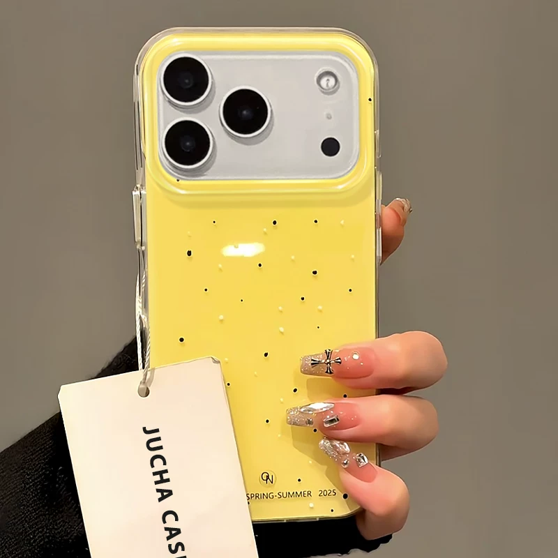 Korean INS Splashing Ink Polka - Phone Cases Orange recensie en prijs