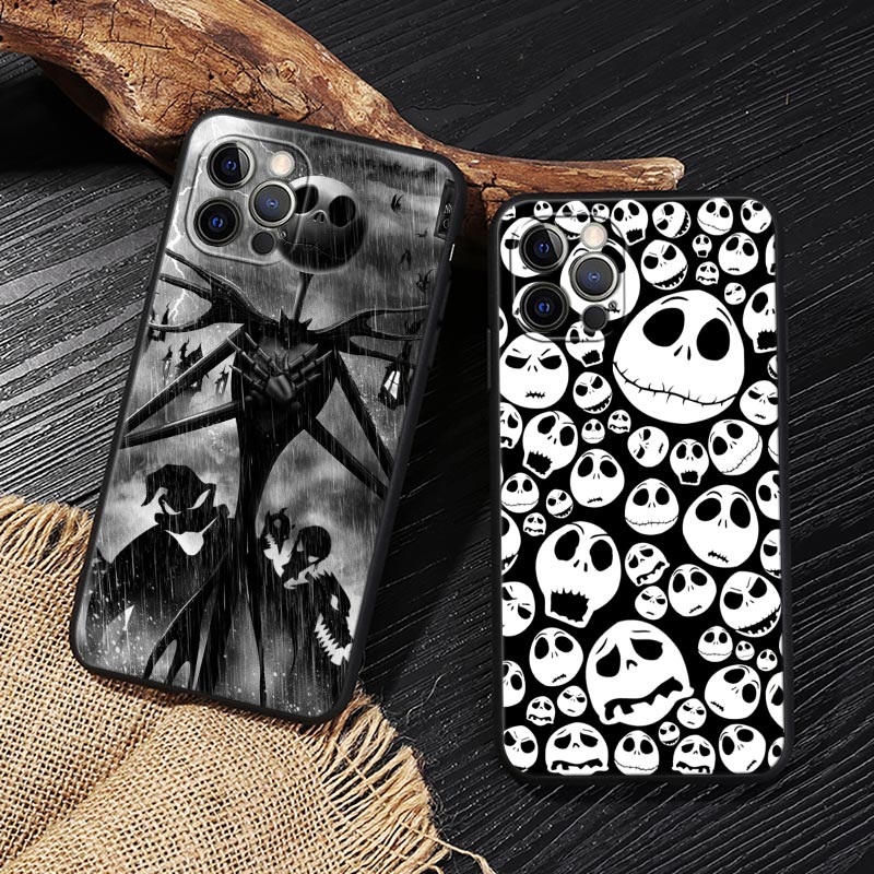 Jack Skellington Black Art Dis - Phone Cases Black recensie en prijs