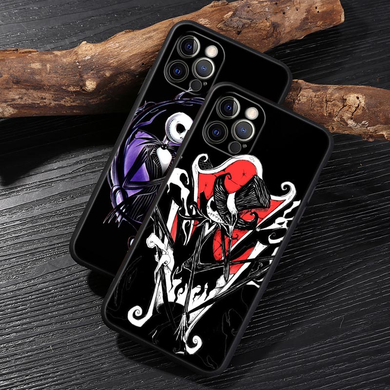 Jack Skellington Black Art Dis - Phone Cases Black recensie en prijs
