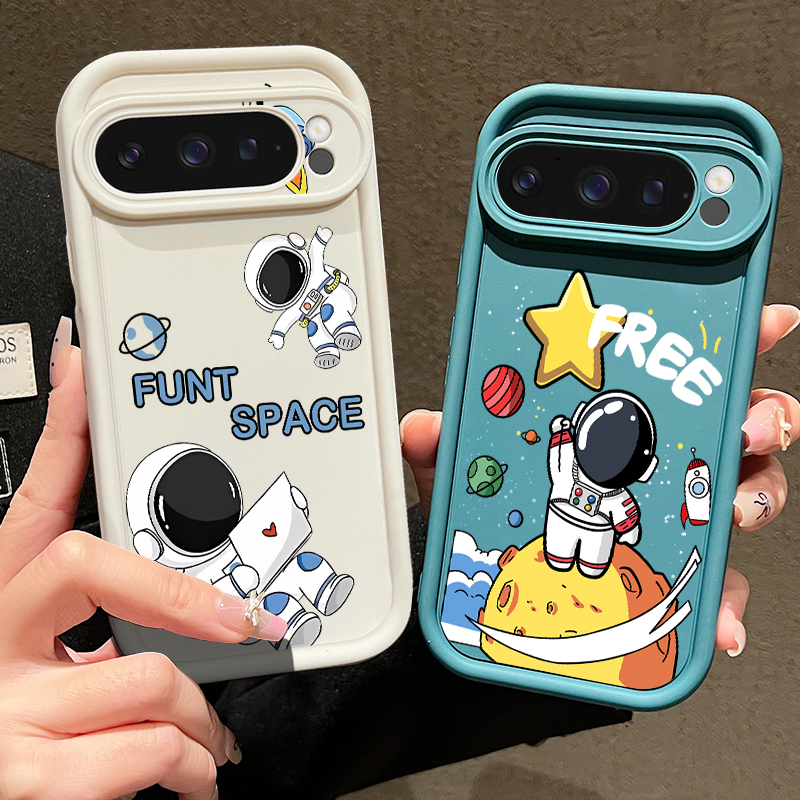 Cartoon Astronaut Print TPU Ph - Phone Cases Pixel 10 recensie en prijs
