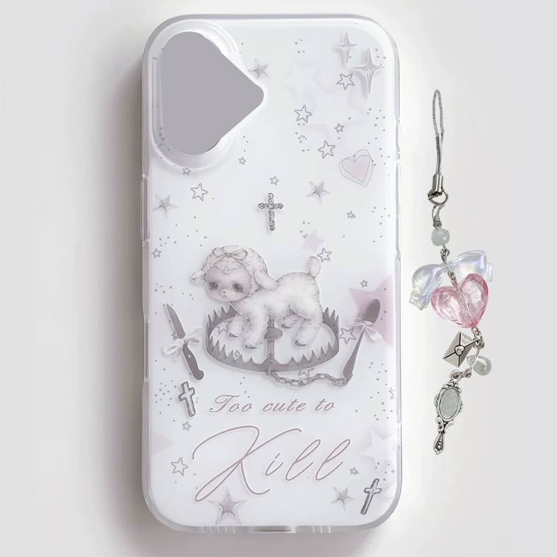 Y2k Korean INS Creative Cute P - Phone Cases Kawaii recensie en prijs