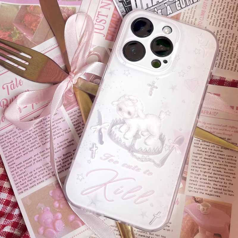 Y2k Korean INS Creative Cute P - Phone Cases Kawaii recensie en prijs