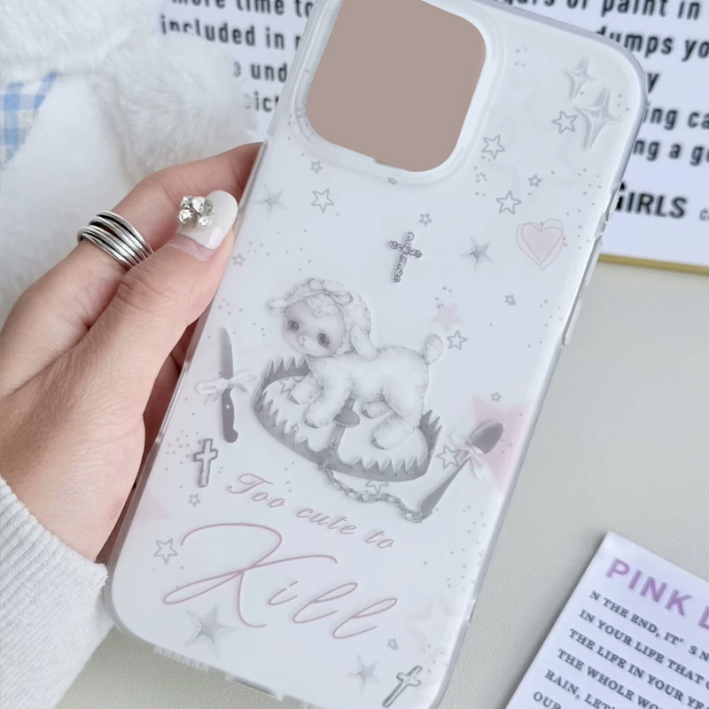 Y2k Korean INS Creative Cute P - Phone Cases Kawaii recensie en prijs