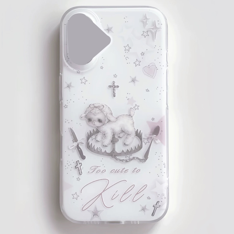 Y2k Korean INS Creative Cute P - Phone Cases Kawaii recensie en prijs