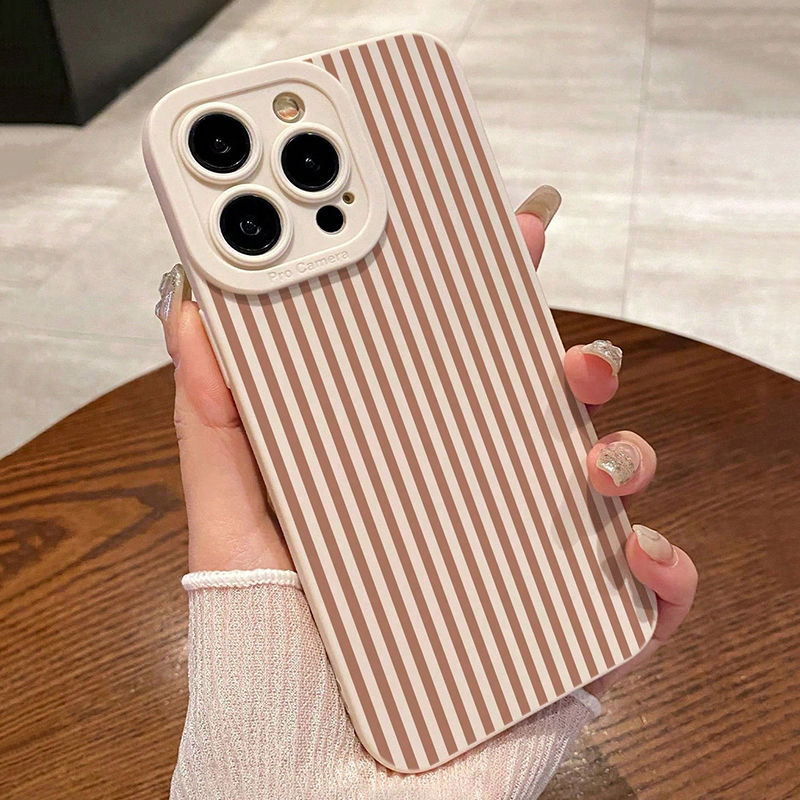 Pink Striped Painted Anti-Drop - Phone Cases For Iphone 13 recensie en prijs