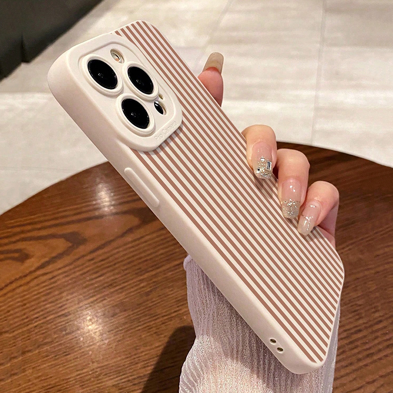 Pink Striped Painted Anti-Drop - Phone Cases For Iphone 13 recensie en prijs