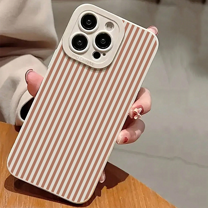 Pink Striped Painted Anti-Drop - Phone Cases For Iphone 13 recensie en prijs