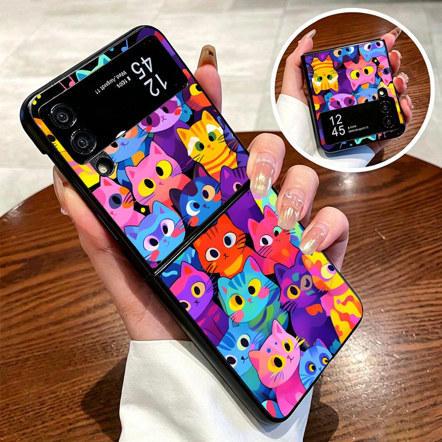Full Cover Cat Phone Cover Cas - Phone Cases Z Flip 5 recensie en prijs