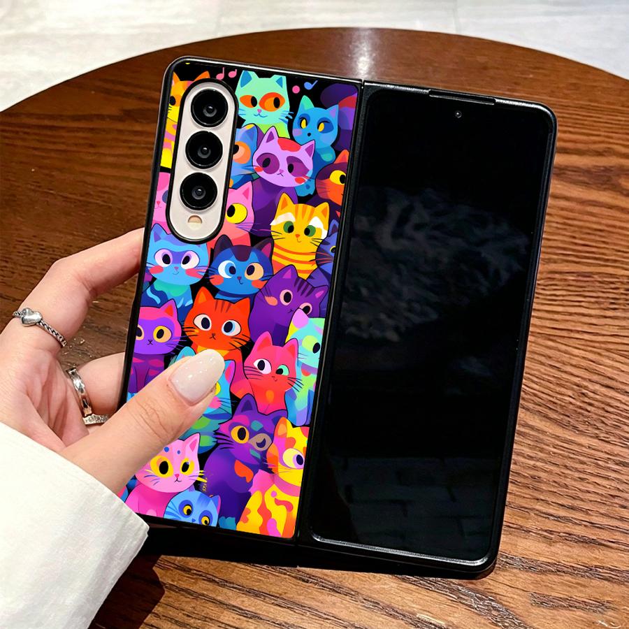 Full Cover Cat Phone Cover Cas - Phone Cases Z Flip 5 recensie en prijs