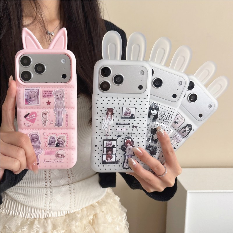 Japanese Y2K Cute Bunny Ear Ph - Phone Cases Girls recensie en prijs